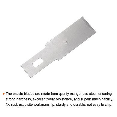 100 Pcs Exacto Knife Blades, Hobby Knife Replacement Blades Spare Precision Exacto Blades Refills