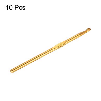 Aluminum Crochet Hook Knitting Needles for DIY Craft Yarn 10Pcs