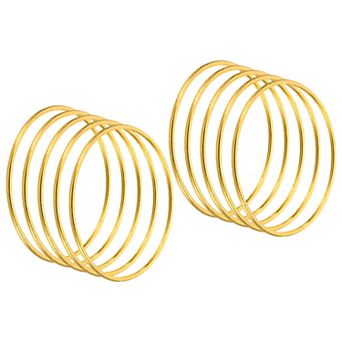 3.1 Inch Dream Catcher Rings, 20 pc Metal Macrame Wreath