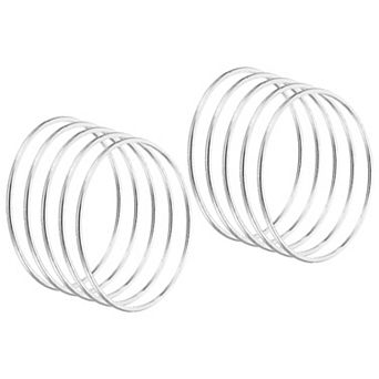 3.1 Inch Dream Catcher Rings, 20 pc Metal Macrame Wreath