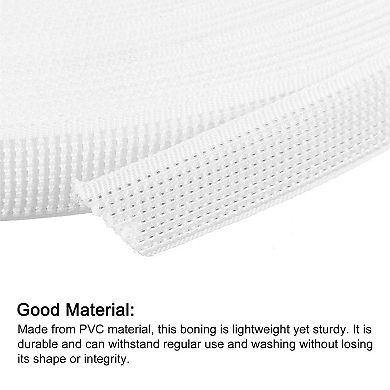 Boning for Sewing, 1Pcs 5 Yards 12mm - Polyester Sew-Through Low-Density Corset Boning
