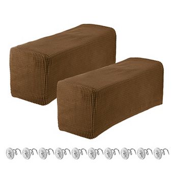 Stretch Armrest Covers for Chairs/Sofas, Couch Arm Covers with Twist Pin, Furniture Protector