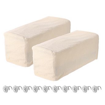 Stretch Armrest Covers for Chairs/Sofas, Couch Arm Covers with Twist Pin, Furniture Protector