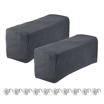Stretch Armrest Covers for Chairs/Sofas, Couch Arm Covers with Twist Pin, Furniture Protector