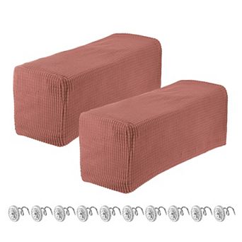 Stretch Armrest Covers for Chairs/Sofas, Couch Arm Covers with Twist Pin, Furniture Protector