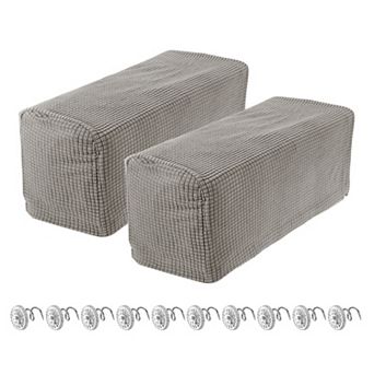 Stretch Armrest Covers for Chairs/Sofas, Couch Arm Covers with Twist Pin, Furniture Protector