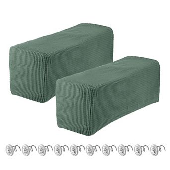 Stretch Armrest Covers for Chairs/Sofas, Couch Arm Covers with Twist Pin, Furniture Protector