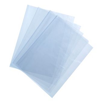 100 pc 27.5x19.5 Inch Shrink Wrap Bags, Blue Clear Heat Shrink Wrap