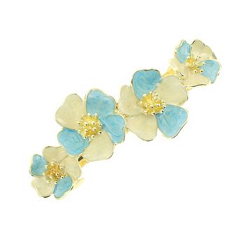 Paint Lily Flowers French Barrette Hair Clips for Home 1 pc