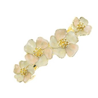 Paint Lily Flowers French Barrette Hair Clips for Home 1 pc