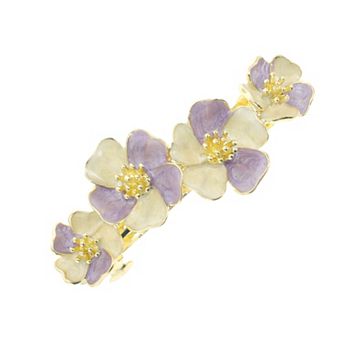 Paint Lily Flowers French Barrette Hair Clips for Home 1 pc