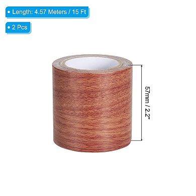 Wood Grain Repair Tape 2.2"x30', Self Adhesive Realistic Textured Repair Tape Patch 2 Pcs