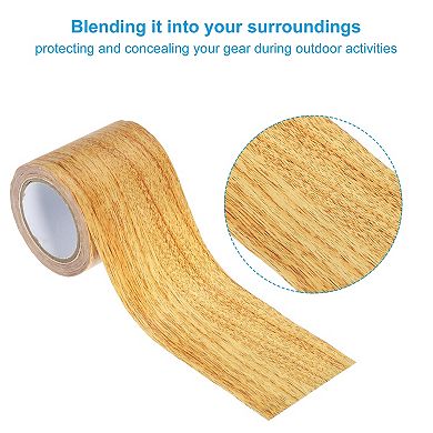 Wood Grain Repair Tape 2.2"x30', Self Adhesive Realistic Textured Repair Tape Patch 2 Pcs