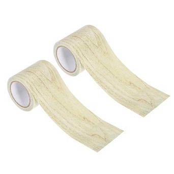 Wood Grain Repair Tape 2.2"x30', Self Adhesive Realistic Textured Repair Tape Patch 2 pc
