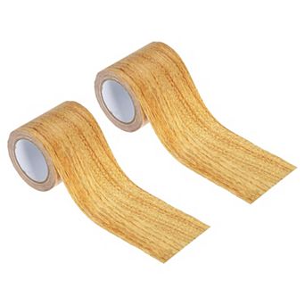 Wood Grain Repair Tape 2.2"x30', Self Adhesive Realistic Textured Repair Tape Patch 2 pc