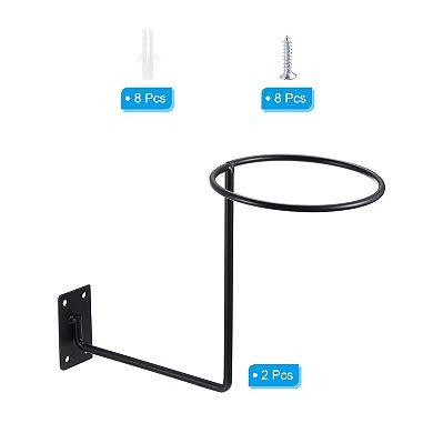 2 Pcs Motorcycle Accessories Helmet Holder, Durable Metal Helmet Holder Wall Mount