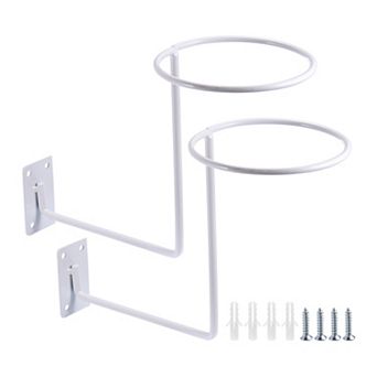 2 pc Motorcycle Accessories Helmet Holder, Durable Metal Helmet Holder Wall Mount