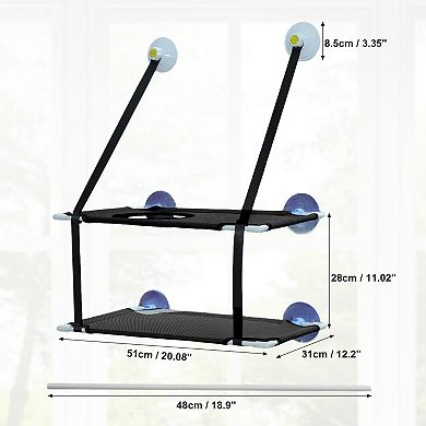 Cat Window Perch, Double-Layer Cat Hammock, Cat Window Hammock, Cat Window Bed