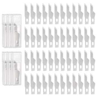 60 pc Exacto Knife Blades, Hobby Knife Replacement Blades Spare Precision Exacto Blades