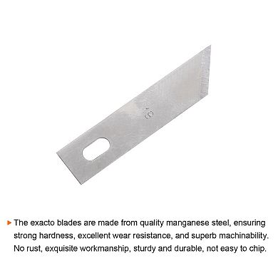40 Pcs Exacto Knife Blades, Hobby Knife Replacement Blades Spare Precision Exacto Blades
