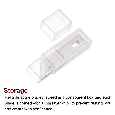 40 Pcs Exacto Knife Blades, Hobby Knife Replacement Blades Spare Precision Exacto Blades