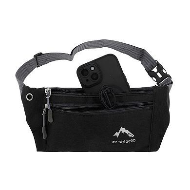 Breathable Running Belt Pure Color Fanny Pack for Sports 1 Pc