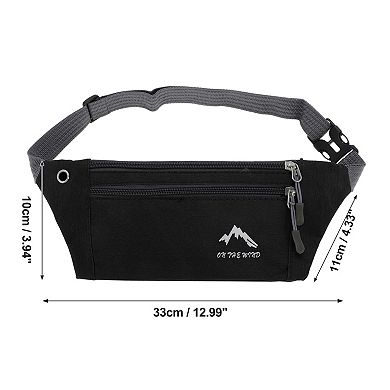Breathable Running Belt Pure Color Fanny Pack for Sports 1 Pc