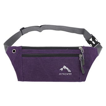 Breathable Running Belt Pure Color Fanny Pack for Sports 1 pc