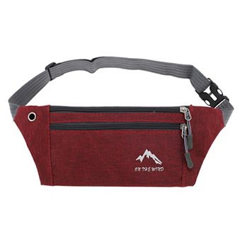 Breathable Running Belt Pure Color Fanny Pack for Sports 1 pc
