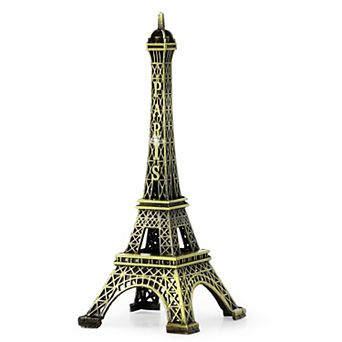 Eiffel Tower Statue Decor Mini Metal Eiffel Tower Model Figurine for Souvenirs, Cake Table Decor