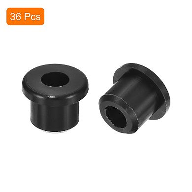 36Pack Silicone Rubber Grommets 3/8" Drill Hole, 1/4" ID Top Hat Hole Plug Grommet