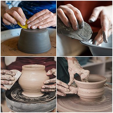 Pottery Ribs 12cm x 5.3cm Wooden Clay Ceramic Sculpting Tools for Removing Finger Marks