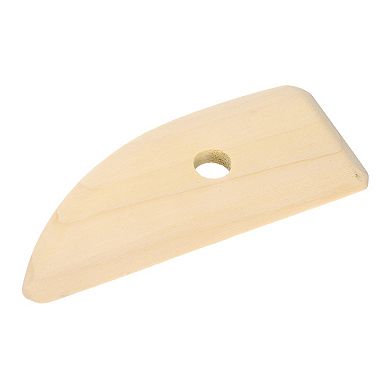 Pottery Ribs 12cm x 5.3cm Wooden Clay Ceramic Sculpting Tools for Removing Finger Marks