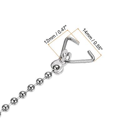 Toilet Flapper Chain, 26cm Toilet Handle Lever Lift Flush Replacement Ball Chain, Pack of 6