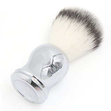 Soft Bristle Shaving Brush Knot Beard Wet Shaving Men's Grooming Clean Tool Chrome Handle