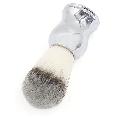 Soft Bristle Shaving Brush Knot Beard Wet Shaving Men's Grooming Clean Tool Chrome Handle