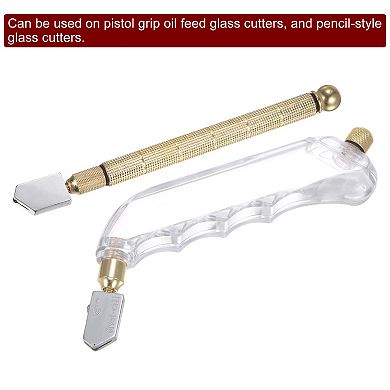 2 Pcs Glass Cutter Replacement Heads Replacement Cutting Blades Replacement Cutter Head 6mm-12mm