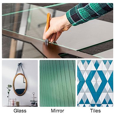 2 Pcs Glass Cutter Replacement Heads Replacement Cutting Blades Replacement Cutter Head 6mm-12mm