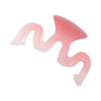Elegant Frosted Hair Clips for Home Gradient Pink 1 pc