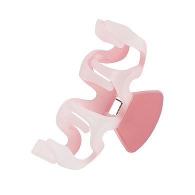 Elegant Frosted Hair Clips for Home Gradient Pink 1 Pc