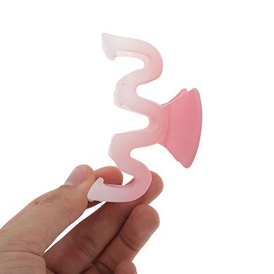 Elegant Frosted Hair Clips for Home Gradient Pink 1 Pc