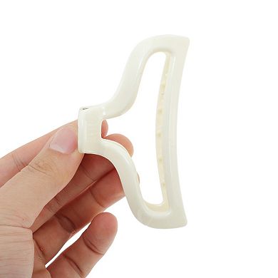Fishtail Hair Clips for Home White 1 Pc