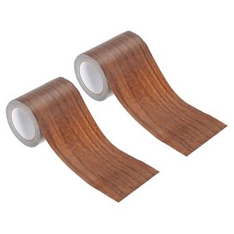 Wood Grain Repair Tape 3.15"x30', Self Adhesive Realistic Textured Repair Tape Patch 2 pc