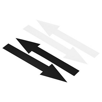 20 pc Arrow Sticker Removable Self Adhesive Waterproof Large Arrow Sign Floor Decal Wall Marking