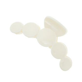Five Circles Hair Clips for Home White 1 pc