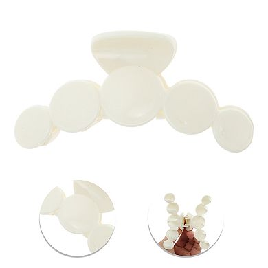 Five Circles Hair Clips for Home White 1 Pc