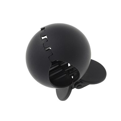 Grace Frosted Circle Hair Clips for Home Black 1 Pc