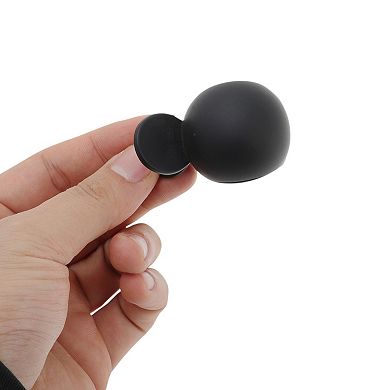 Grace Frosted Circle Hair Clips for Home Black 1 Pc