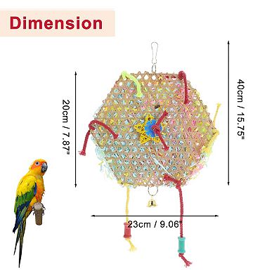 2 Pcs Bird Parrot Toys, Bird Hanging Foraging Shredder Toys, Bird Toys, Bird Cage Accessories