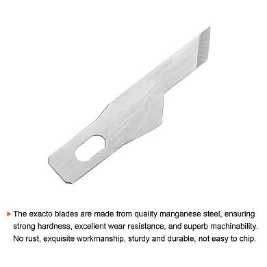 100 Pcs Exacto Knife Blades, Hobby Knife Replacement Blades Spare Precision Exacto Blades